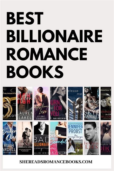 45 Billionaire Romance Books Featuring Hot Heroes with Big Bank.